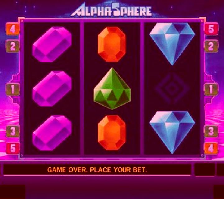 Alpha Sphere slot machine