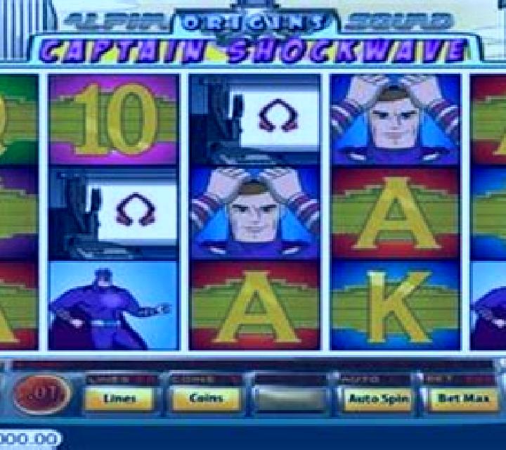 Alpha Squad Origins Captain Shockwave online slot
