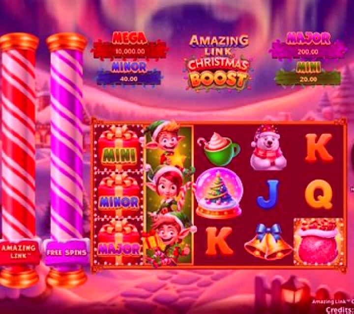 Amazing Link Christmas Boost slot game