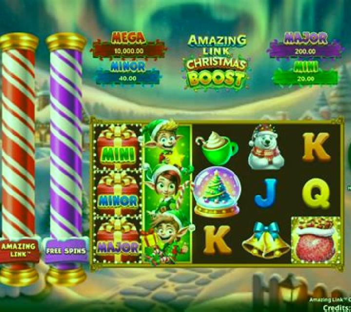 Amazing Link Christmas Boost slot machine