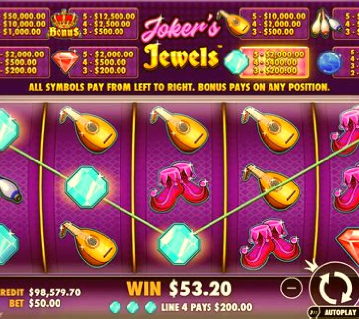 Amazon Jewels slot game