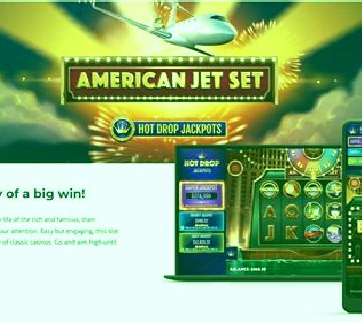 American Jet Set Hot Drop Jackpots online slot