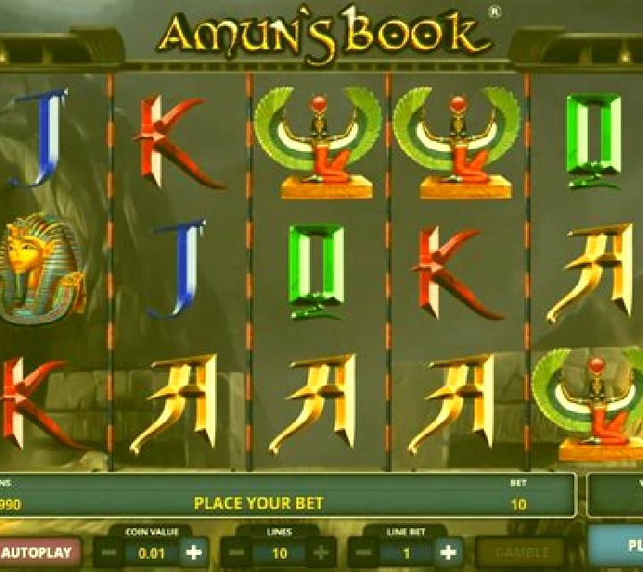 Amuns Book HD slot machine