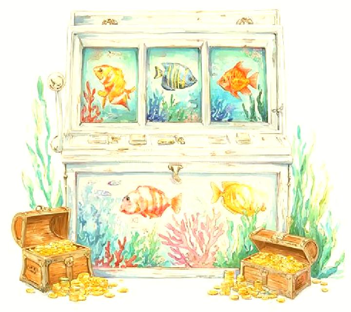 Aquarium slot machine