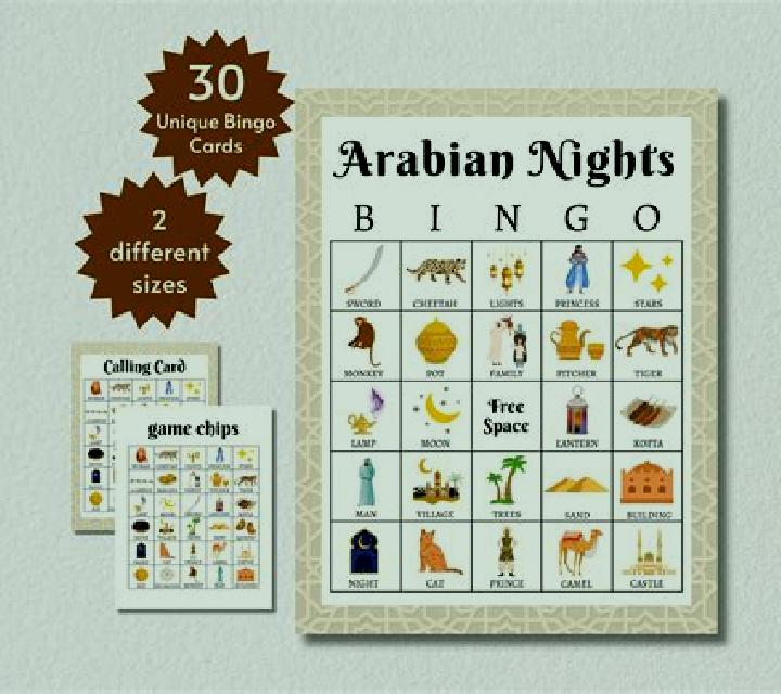 Arabian Bingo slot game