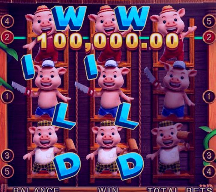 Area Build R 3 Lucky Pigs slot game