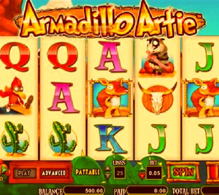 Armadillo Artie Dash for Cash slot machine