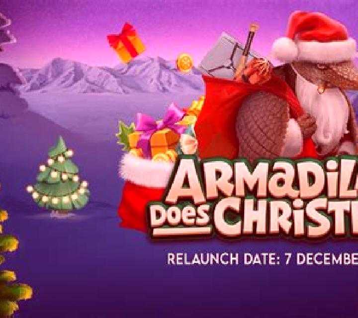 Armadillo Does Christmas 2023 slot game