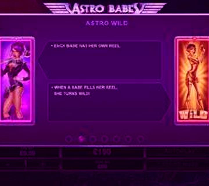 Astro Babes slot game