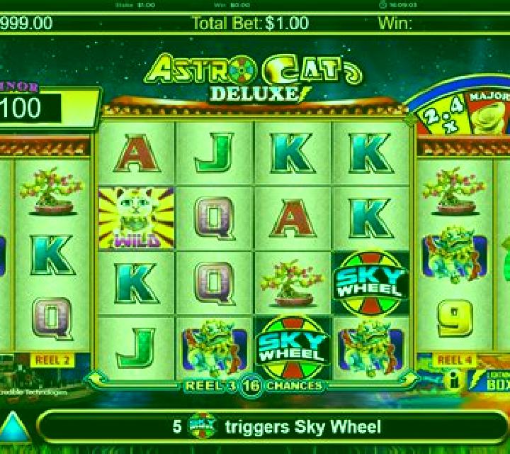 Astro Cat Deluxe slot game
