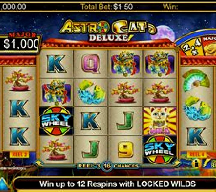 Astro Cat Deluxe slot machine