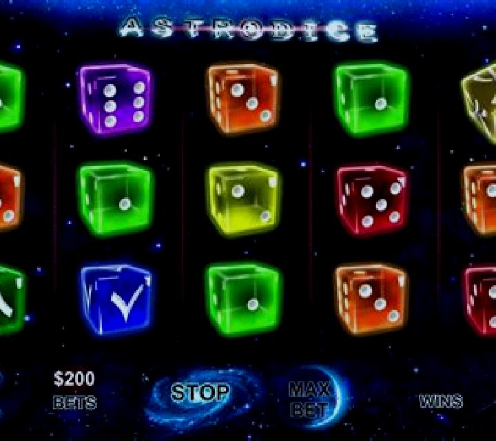 Astrodice slot machine