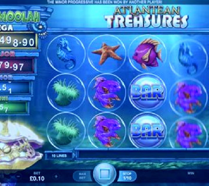 Atlantean Treasures Mega Moolah slot game