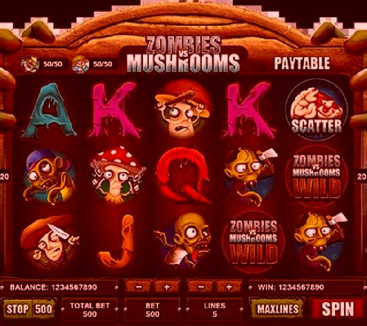 Atomic Mushrooms slot machine