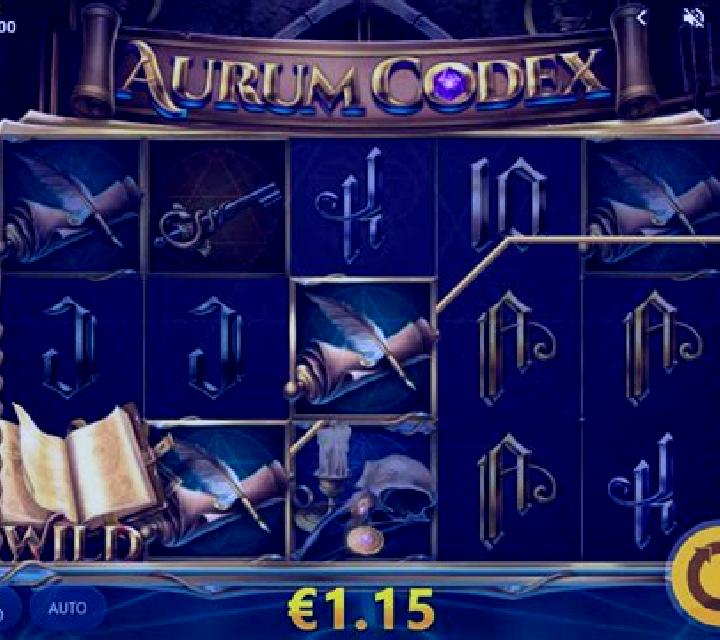 Aurum Codex slot game