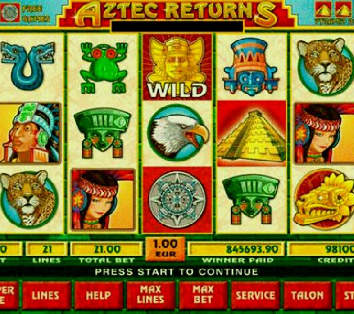 Aztec Returns slot machine