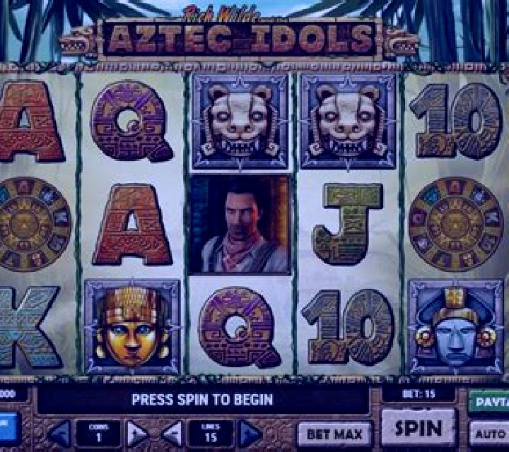 Aztec slot machine