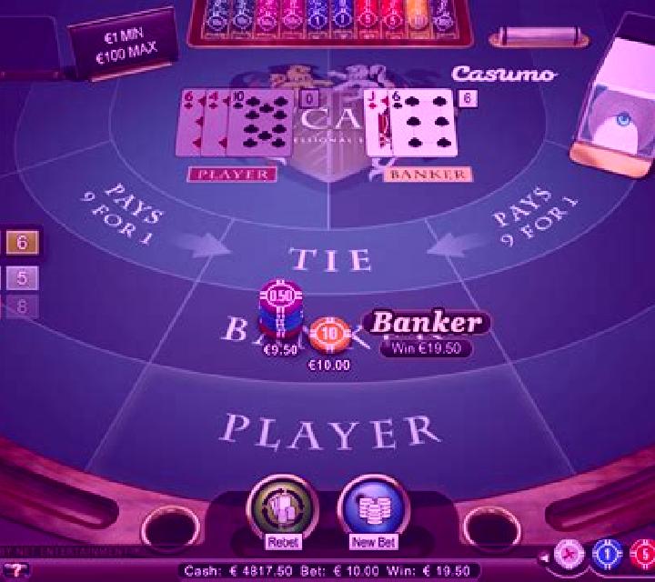 Baccarat (Nucleus Gaming) slot game