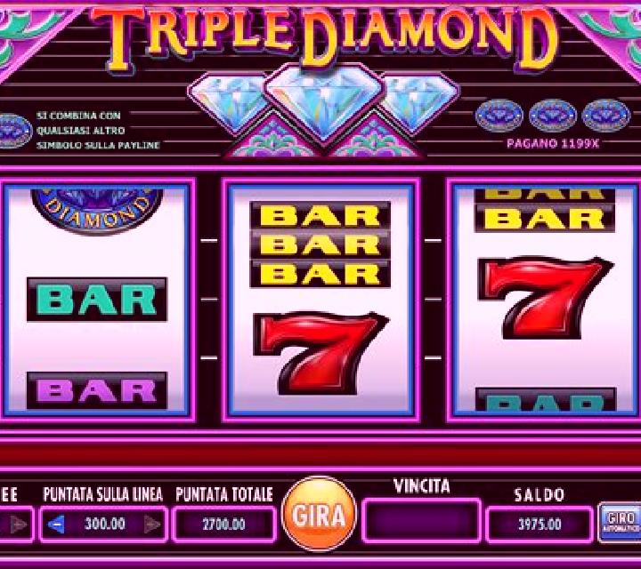 Baccarat Triple Treat slot machine