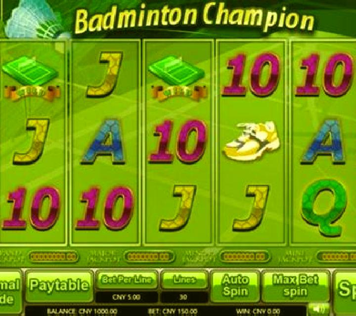 Badminton Champion slot game