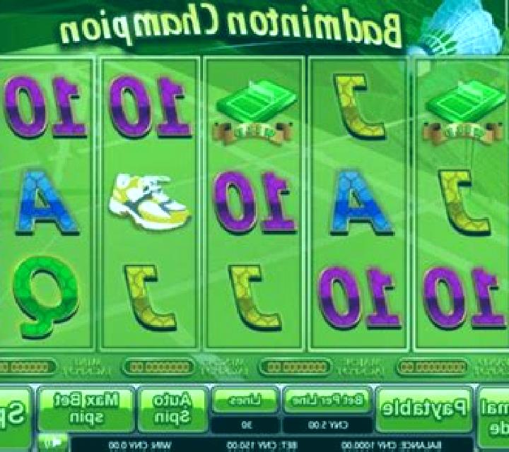 Badminton Champion slot machine