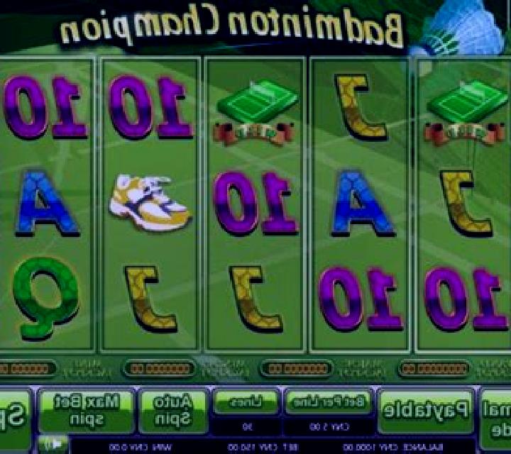 Badminton Champion slot