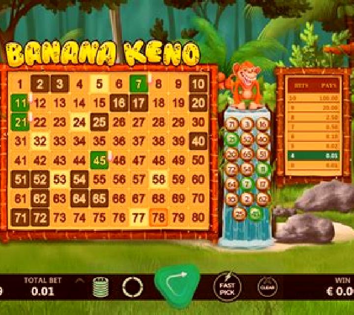 Banana Keno slot game