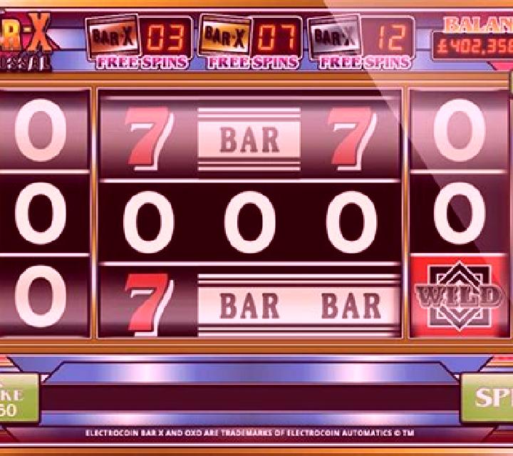 Bar X Colossal slot game