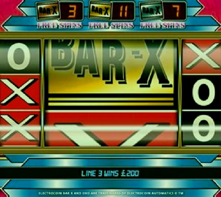 Bar X Colossal slot machine