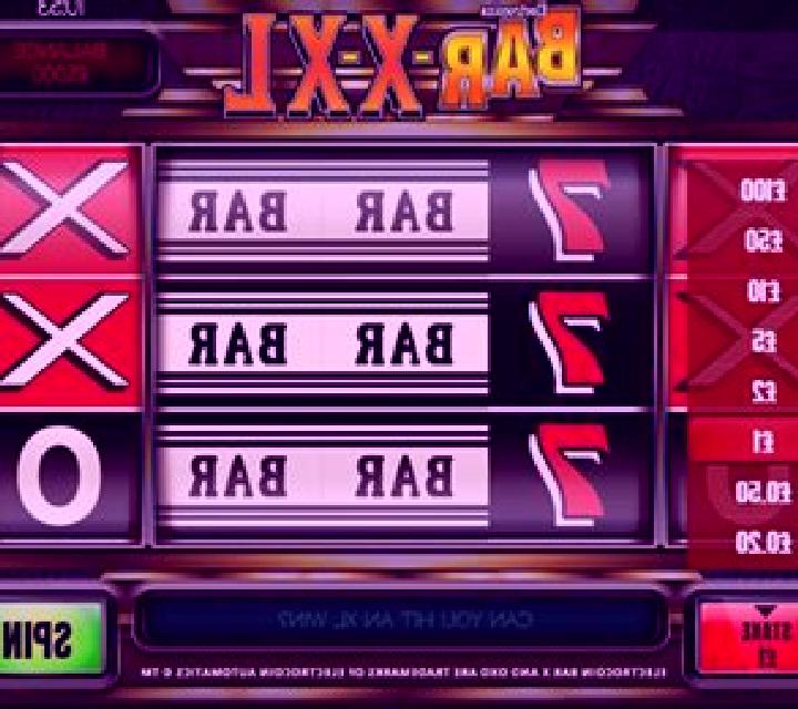 Bar X XL slot machine