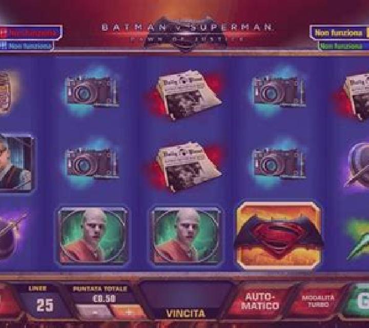 Batman v Superman Dawn of Justice slot machine