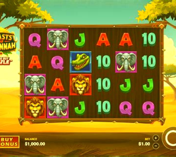 Beasts of Savannah slot