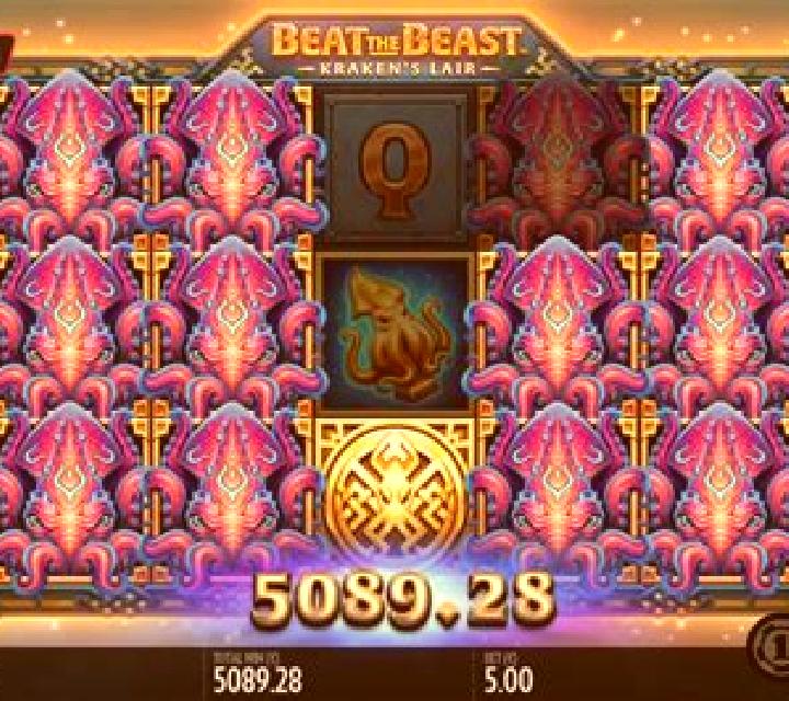 Beat the Beast Krakens Lair slot game