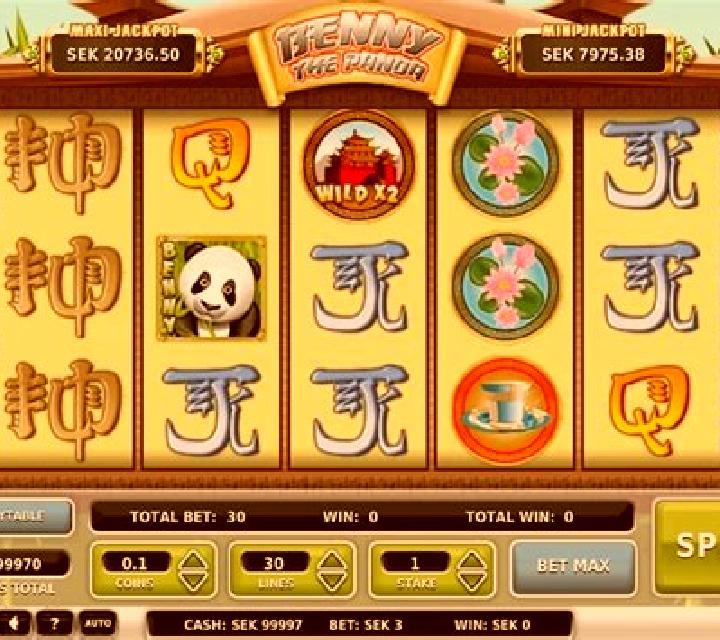 Benny the Panda slot machine