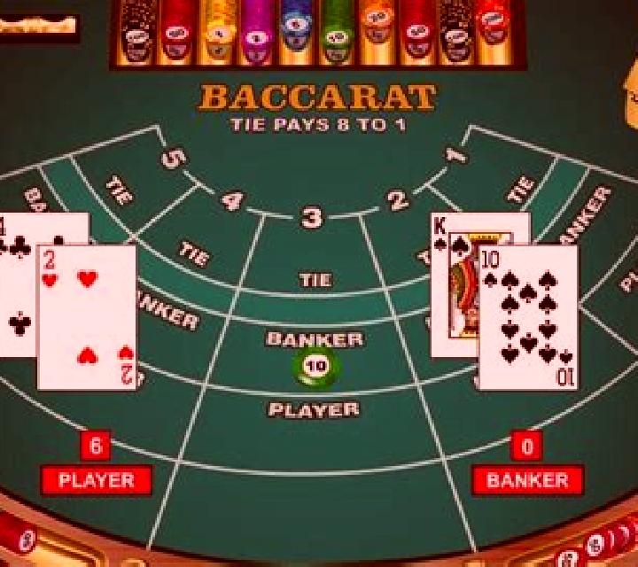 Bet on Baccarat slot game