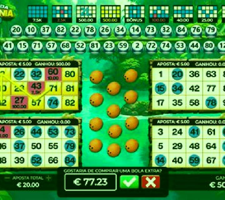 Bichos Da Amazonia Bingo slot game