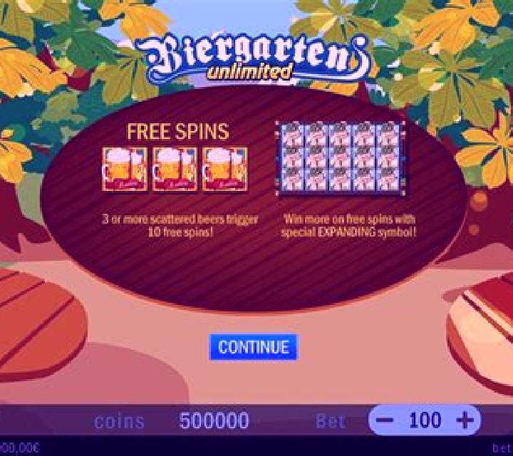 Biergarten slot game