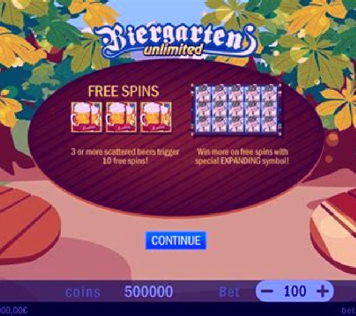 Biergarten Unlimited slot game