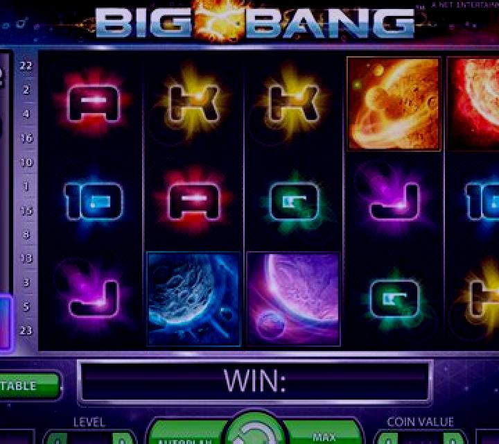 Big Bang (NetEnt) slot game