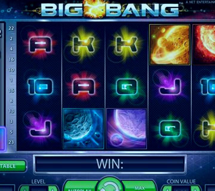 Big Bang (NetEnt) slot machine