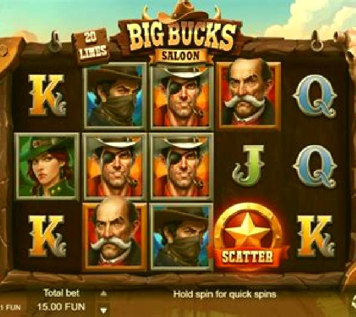 Big Bucks Saloon slot game