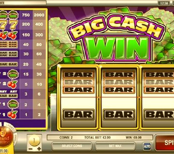 Big Cash Win slot machine