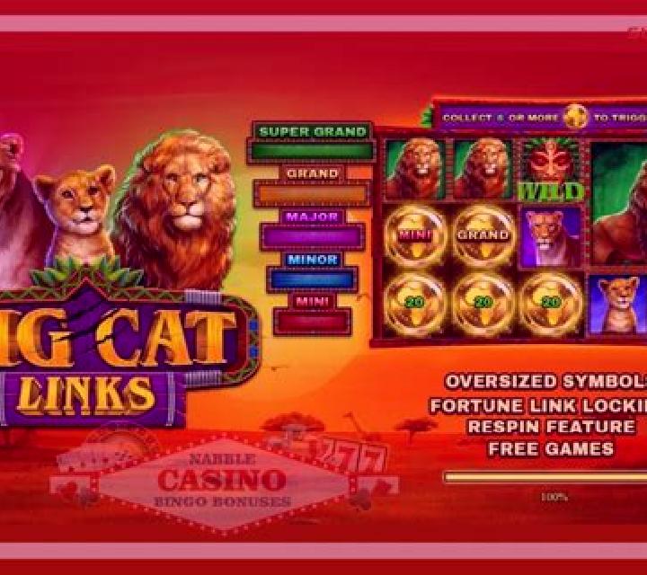 Big Cat Links slot game