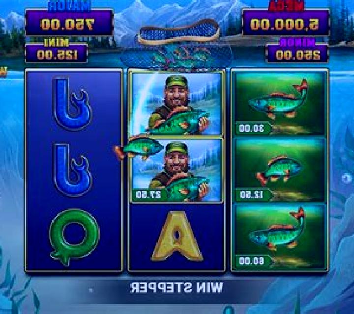 Big Catch Bass Fishing Win Stepper online slot