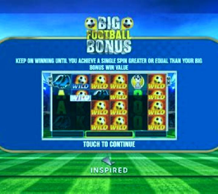 Big Football Bonus slot game