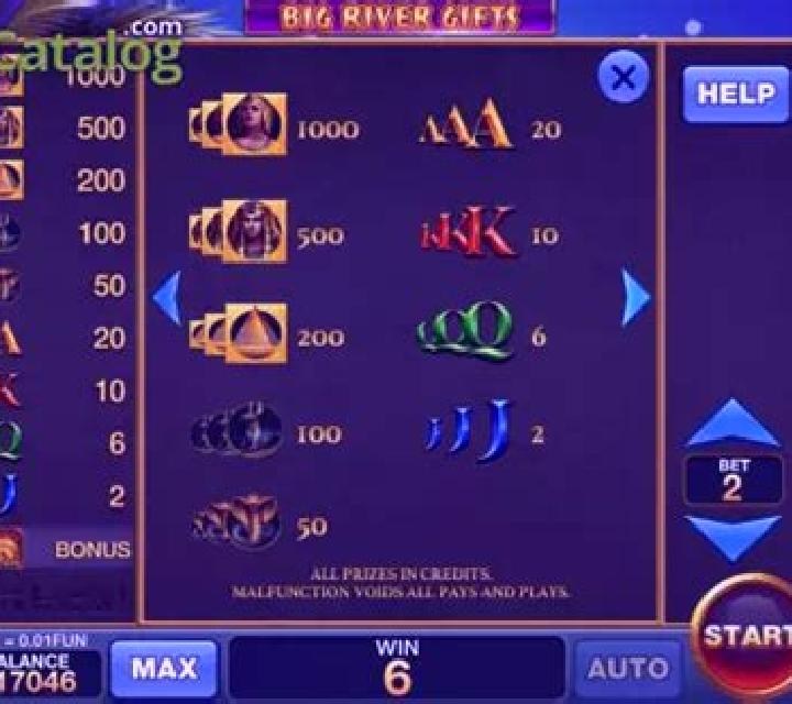 Big River Gifts (Pull Tabs) slot