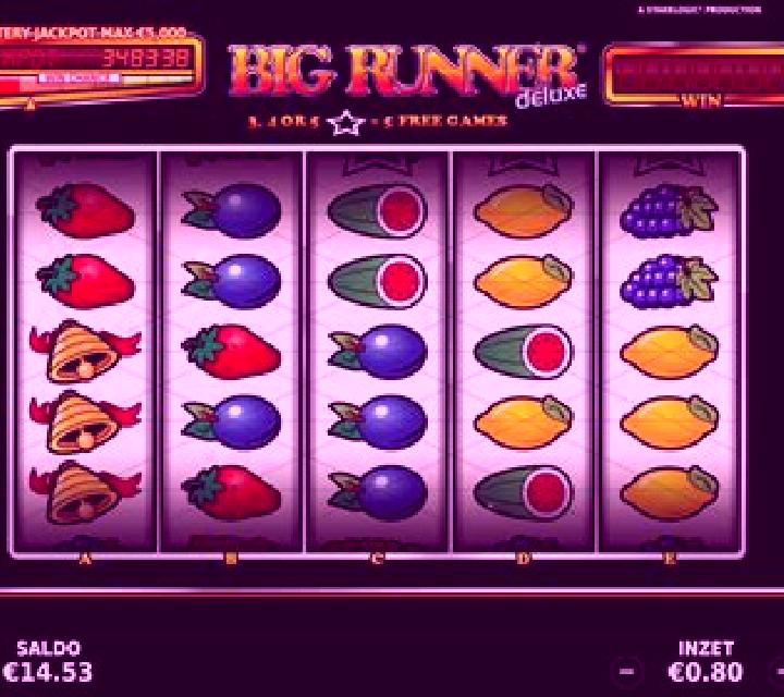Big Runner Deluxe Jackpot slot game