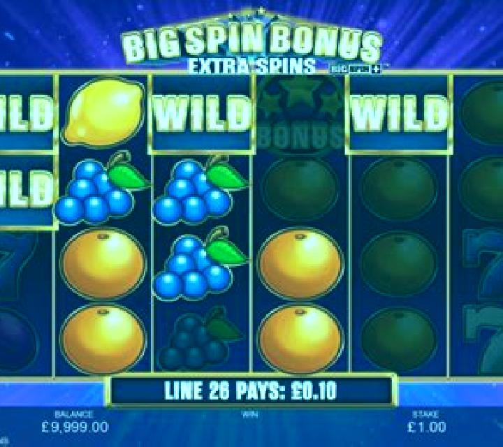 Big Spin Bonus Extra Spins slot