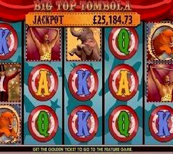 Big Top Tombola slot game