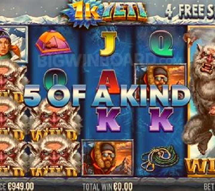 Bigfoot Yeti slot machine